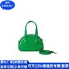 Bolsa de Axila em PU Reciclado Transfronteiriça Estilo Japonês Bolsa de Mão em Couro Wax RPET Tendência Nacional Bolsa com Concha de Couro Fábrica de Personalização