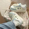 Estilo College Outono Estudante Sapatos de Pão Estilo Coreano Sapatos de Plataforma de Solado Grosso Versátil Esportivos Sapatos Femininos Estilo Infantil Casuais Sapatos Brancos
