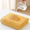 Toalla de baño de algodón grueso de color liso para el hogar, para adultos, suave, absorbente, peinada, larga, de terciopelo, toalla de regalo de algodón al por mayor