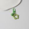 Llavero de Flor diy Cadena para Carcasa de Teléfono Móvil Estuche Protector para airpods Estuche para Audífonos Adorno Colgante Campana Flor de Ciruelo