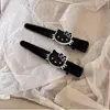Adorable Dibujo Animado Gato Kt Pinza Dulce Estilo Coreano Flequillo en Forma de Ocho Gatito de Dibujo Animado Pinza Lateral para Cabello Suelto