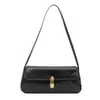 Bolsos de Moda Estilo Francés Modelo Nuevo 2025 con Hebilla de Cierre, Bolso de Hombro Retro a la Moda, Elegante Bolso de Mano de un Solo Hombro para Mujer