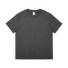 Camiseta Pesada Estilo Americano, Manga Curta Masculina 100% Algodão, Camiseta Básica Casual Discreta, Top Liso Solto e Simples