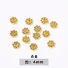 Jingde Jewelry Banhado a Ouro Agulha em Forma de Nove Agulha de Bola Coração em Forma de Contas Espaçadoras para Joias DIY Acessórios de Cobre Fabricante Atacadista