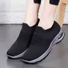 Zapatos para Mujer 2024 Primavera y Otoño Moda Casual Zapatos Deportivos Venta al por Mayor Temu Dropshipping Transfronterizo Zapatos Trendy con Calcetines de Amortiguación de Aire para Mujer