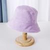 Chapéu de pescador Crianças Outono e Inverno Nova imitação Coelho Pele Chapéu Comércio Exterior Transfronteiriço Plush Pot Hat All-match Cold-proof Warm Wool Hat
