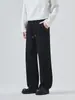 Roupas Masculinas Apo Calças Casuais Masculinas com Cadarço Transfronteiriças Outono e Inverno Tendência Versátil Soltas Retas Sarja Lã Calças