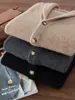 Nuevo cárdigan de cachemira para hombre, moda otoño e invierno, con cuello alto y cierre de botones, tejido para abrigar, 100% cachemira pura