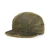 Chapéu de Cinco Painéis Camuflado Lavado para Homens, Boné de Beisebol Vintage Desgastado, Chapéu de Sol para Proteção Solar ao Ar Livre para Mulheres, Chapéu Versátil na Moda