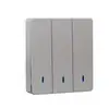 Panel de Control Remoto Inalámbrico RF433 Tipo Interruptor Cassette 86 Cableado Doméstico Sin Cables Pegatina Gratuita Iluminación Retrofit