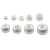 8-25mm Plástico ABS Furo Grande Imitação Pérola Destaque Contas DIY Feito à Mão Material Trançado Cadarço Bolsa Acessórios Contas