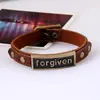 Aleación Minimalista Permisiva Retro Popular Europeo y Americano Arte Joyería de Cuero Pulsera de Cuero Genuino Accesorios para Hombres