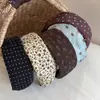 Diadema Ancha Estilo Coreano de Lunares para Mujer, Diadema Retro Otoño/Invierno de Alta Gama, para Top Alto con Cráneo, Accesorio de Cabello Elegante Versátil para el Día a Día