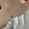 Collar de estrella para mujer, ligero, de lujo, de alta gama, sencillo, combinable con todo, cadena de clavícula, nuevo collar de novia de moda 2023