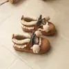 Roupas Outerwear Fofas Estilo Coreano Outono e Inverno Novas Sapatos Peludos para Bebês Forrados com Fleece para Aquecimento e Versáteis Sapatos de Algodão Moda Princesa