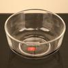 Lizun tazón de vidrio vajilla de cocina juego de tazones grande, mediano y pequeño tazón de vidrio transparente ensaladera para verduras y frutas