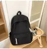 Mochila nueva estilo japonés, minimalista y ligera, perfecta para estudiantes universitarios, versátil, elegante, con gran capacidad, adecuada para viajes casuales, y disponible en colores lisos