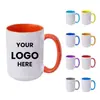 Caneca de Sublimação Criativa Cerâmica Personalizada em Branco Revestimento para Transferência de Calor 15oz Grande Capacidade Caneca de Café