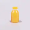 Garrafa Plástica Transparente PET Espessado de Boca Larga 250ml Garrafa para Bebida de Suco Descartável Boca Larga Garrafa para Leite Ácido de Vaca e Ovelha