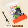 Tenedores Desechables para Fruta, Engrosados para Uso Doméstico, Plástico de Grado Alimenticio de Alta Gama, Tenedores para Pastel Lindos y Creativos, Empaquetados Individualmente