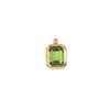 Accesorios de Joyería Geométrica Simples y Únicos Europeos y Americanos Acero Inoxidable Chapado en Oro de 18K Colgante Cuadrado de los Doce Signos del Zodiaco para Mujeres