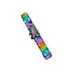 Pulseira de Lantejoulas Colorida Wish para Crianças Pulseira de Pulso Animal Fofo Dupla Face Fabricante Exclusivo para Super Power Land Warfare