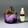Piedra de Aromaterapia Aromaterapia Sin Fuego Aceite Esencial de Aromaterapia Dormitorio Hotel Decoración de Cristal de Aromaterapia Sentido Avanzado Flor Seca Regalo de Acompañamiento Lote