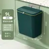 Lixeira de Cozinha, Lixeira para Armazenamento de Resíduos Alimentares, Lixeira Sanitária Doméstica de Grande Capacidade, Lixeira de Papel Montada na Parede com Tampa Deslizante