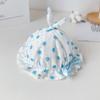 Chapéu de Bebê para Meninas para Primavera e Outono, Chapéu com Orelhas de Bolinhas para Proteção, Chapéu de Princesa com Amarração para Recém-Nascidos, À Prova de Vento, Respirável para Bebês Pequenos, Unissex