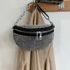 Riñonera de Pedrería Cyber Celebrant para Mujer 2021 Nueva de Moda Bolso de Pecho de Pedrería Bolsos Estilo Western Bolso Cruzado Bolso de Hombro de Primavera