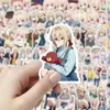 100 Pegatinas Decorativas de Graffiti de Violet Evergarden, Protagonista de Dibujos Animados Japoneses Bidimensionales, Color Morado