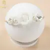 Diadema de Nylon para Bebé Nueva Estilo Europeo y Americano Diadema de Flores para Niños Accesorios para el Cabello con Flores Artificiales Combinadas Estilo Ins para Bebé Hecho a Mano