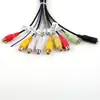 Cable de Audio para Navegación Android de Pantalla Grande Portátil para Coche, Cable de Audio de 8 Cabezas con Interfaz de Micrófono, Cable de Modificación de Audio para Navegación