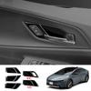 Adequado para 23 Toyota PRIUS PRIUS 60 série moldura de alça interna porta interna tigela adesivos decoração de interiores adesivos acessórios