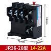 Fabricante Relé Térmico Chave de Proteção Jr36-63 Pequeno Sobrecarga Térmica Jr36-20 Motor Trifásico Sobrecorrente