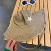 Rosa Western Denim chapéu feminino primavera e verão menina quente retro acampamento ao ar livre aba grande proteção solar chapéu de montanhismo