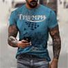 Camiseta Harajuku de gran tamaño y estilo retro con estampado 3D de AliExpress para hombre, cuello redondo, informal, de manga corta.