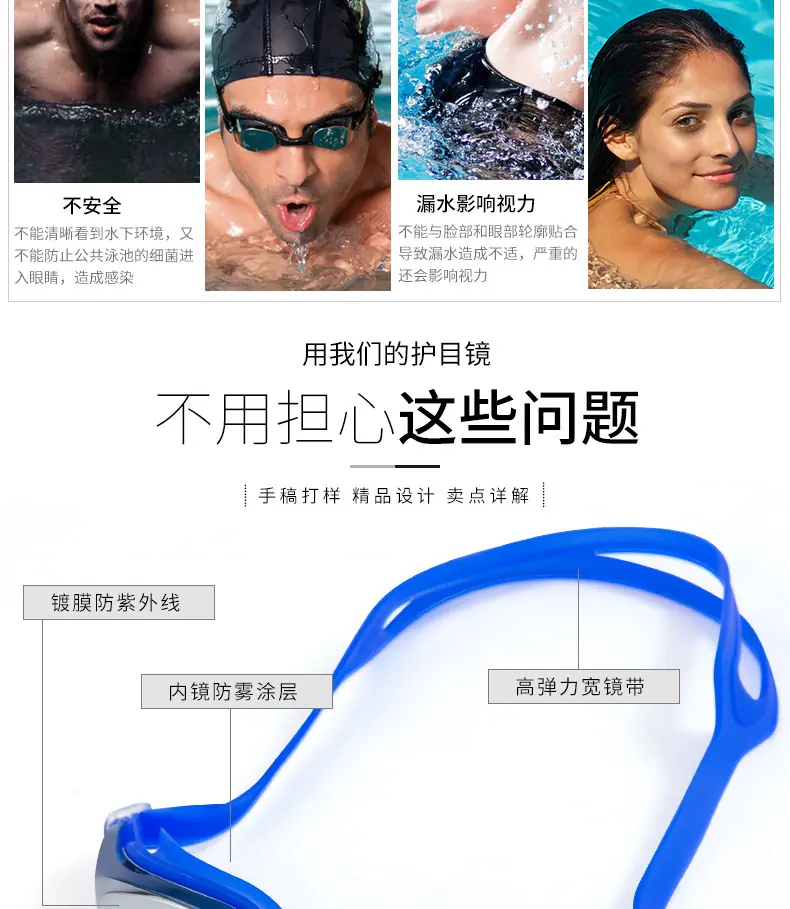 近视泳镜