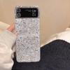 Funda para Teléfono Móvil para Samsung ZFlip6 Gel Brillo Lentejuelas Plegable tipo Flip Pantalla Plegable w24flip para Mujer