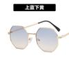 Gafas de Sol Metálicas Poligonales Transfronterizas Kedun 2022 Nuevas Gafas de Sol de Moda para Mujer Gafas de Sol Retro Tendencia Cóncavas