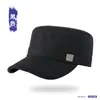 Gorro de Lana Cálido con Forro de Forro Polar para Otoño e Invierno para Hombres, Gorro de Moda Versátil para Cabeza Grande, Gorro de Protección Solar para Exteriores
