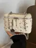 Bolso Caja Acolchado con Cadena Estilo Chanel para Mujer, Nuevo Tendencia Verano 2026 Bolso de Hombro Cruzado de Nicho de Alta Gama