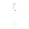 Soporte para Caña de Pescar Doble Círculo Soporte para Caña de Pescar Inserción en Tierra Simple Inserción en Tierra para Caña de Pescar Soporte de Doble Uso Bastidor Grueso para Cañas