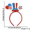 Decoraciones Día de la Independencia de Amazon Diademas Día Nacional Americano Fiesta de Carnaval Accesorios para Fotos Diademas Rayadas con Colores de Bandera