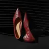 Zapatos Elevadores de Piel de Oveja Lavada para Mujer, Zapatos de Salón Individuales Vintage, Nuevos Zapatos de Cuero Genuino para Otoño e Invierno, Puntiagudos, Desgastados, de Tacón Medio Bajo para Mujer