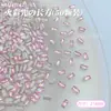 Rosa Fondo Plano Manicura Mini Pequeño Circonita Destello Joyería para Manicura Fondo Plano Forma Especial Diamante Manicura Diamante Portátil Uña Venta al por Mayor