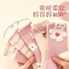 Calcetines para Niños Otoño e Invierno Rosa Versátiles Niñas Nuevo Encaje Conejo Primavera y Otoño Estilo Bebé Calcetines de Princesa de Dibujos Animados
