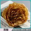 10cm Flor de Peônia Mil Camadas Flor Artificial Cabeça de Flor DIY Acessório de Cabelo Ornamento de Cabelo Acessórios Flor de Seda Flor Falsa Material de Decoração Arranjo Floral