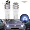 Após o bilhão de carros LED luz ampla pequena luz T10 2835 10smd 12V luz da caixa traseira de alto brilho luz da placa de licença universal