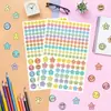 166 adesivos com tema de macaron são adequados para planners, scrapbooks, cadernos, envelopes e embrulhos de presente